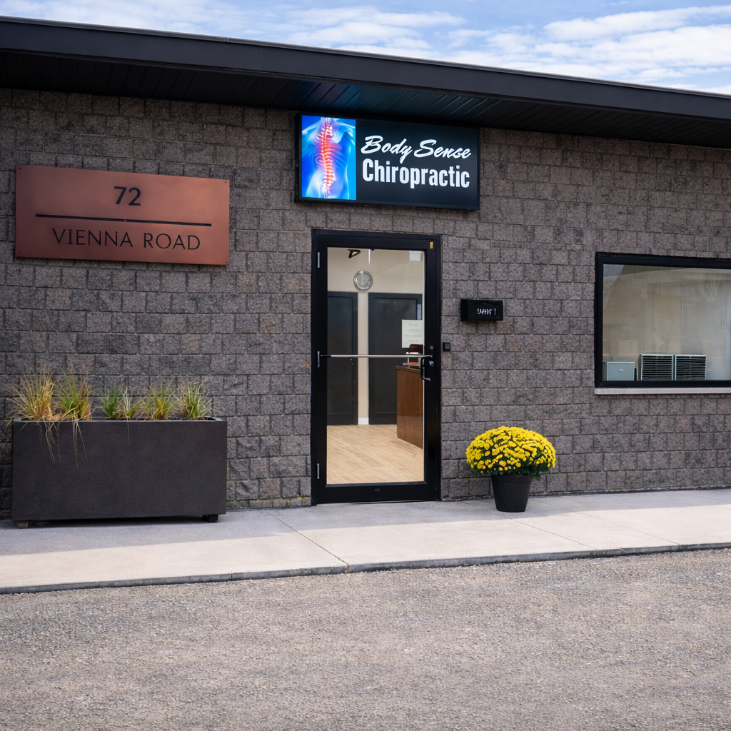 Exterior of 72 Vienna Road, Tillsonburg, home of the Somatic Place office